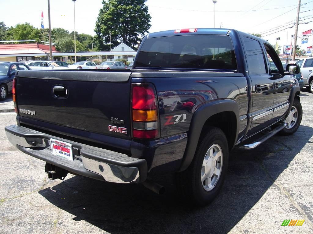 2006 Sierra 1500 SLT Crew Cab 4x4 - Deep Blue Metallic / Dark Pewter photo #5