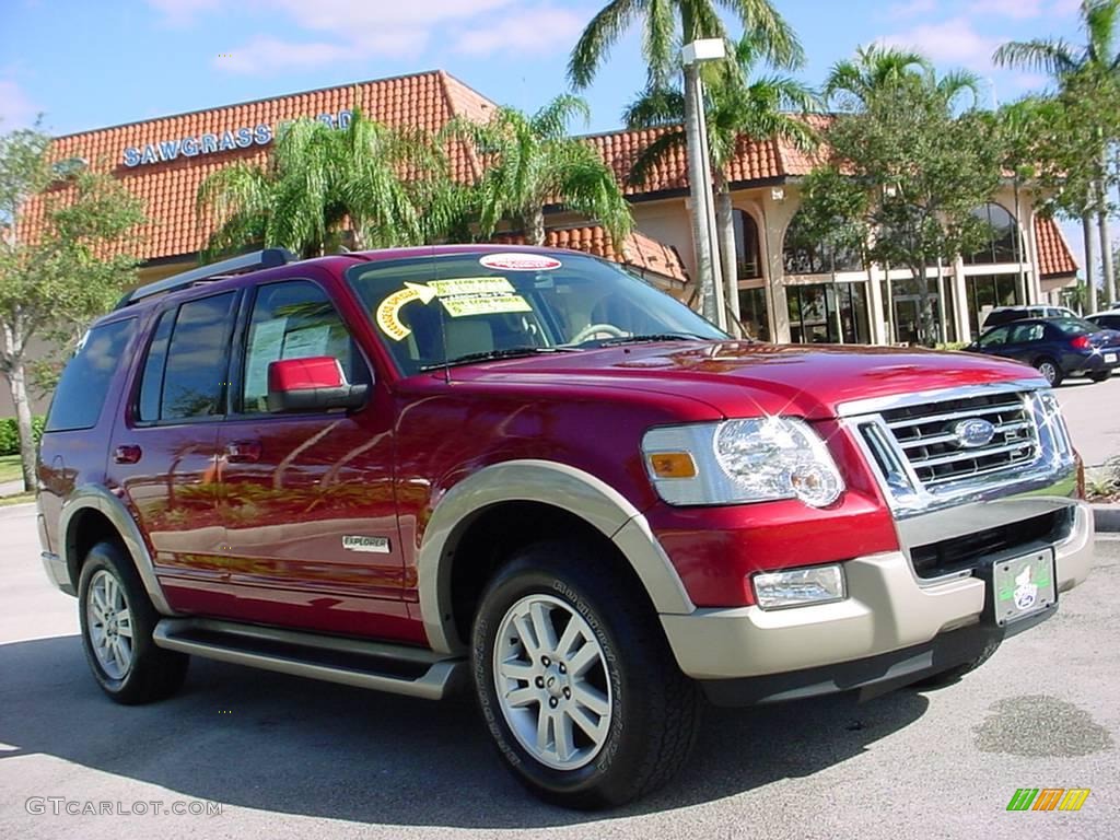 Redfire Metallic Ford Explorer