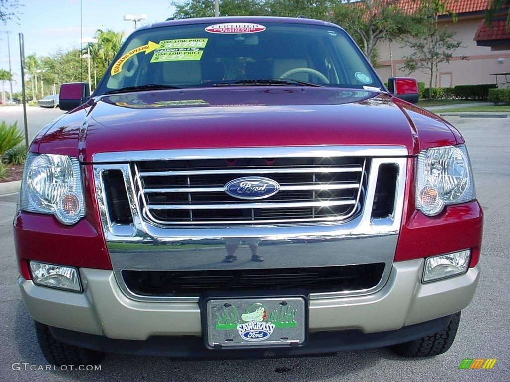 2006 Explorer Eddie Bauer - Redfire Metallic / Camel photo #9