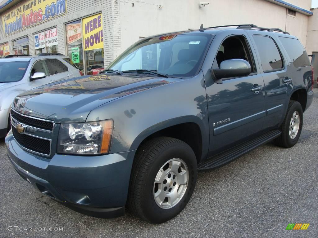 2008 Tahoe LT 4x4 - Blue Granite Metallic / Ebony photo #1