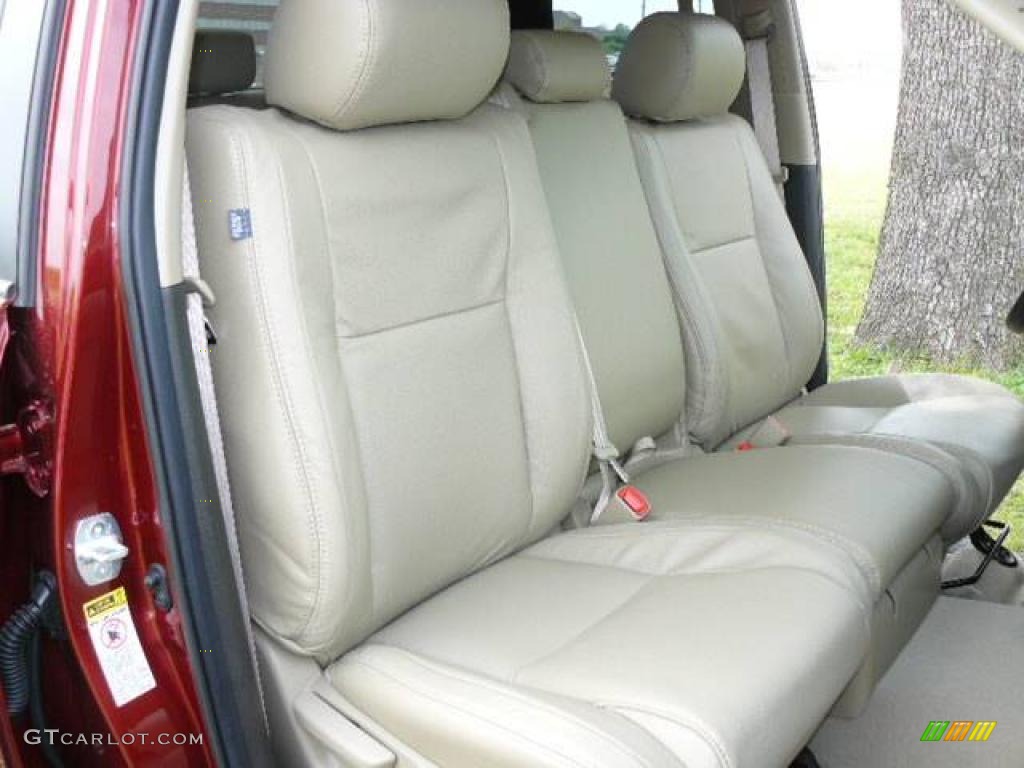 2008 Tundra SR5 Double Cab - Salsa Red Pearl / Beige photo #12
