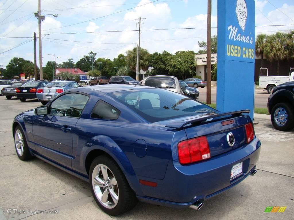 2006 Mustang GT Premium Coupe - Vista Blue Metallic / Dark Charcoal photo #6