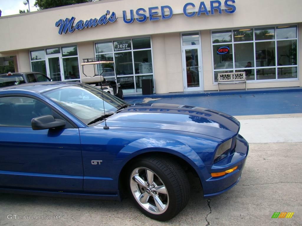 2006 Mustang GT Premium Coupe - Vista Blue Metallic / Dark Charcoal photo #19