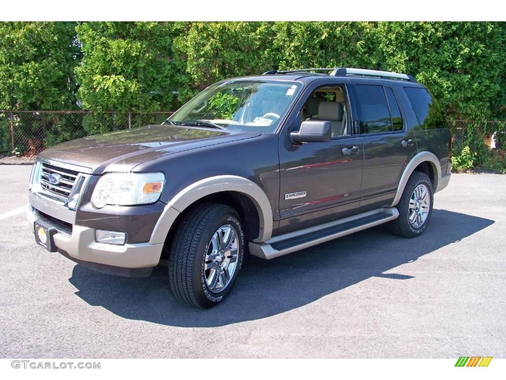 2006 Explorer Eddie Bauer 4x4 - Dark Stone Metallic / Stone photo #1