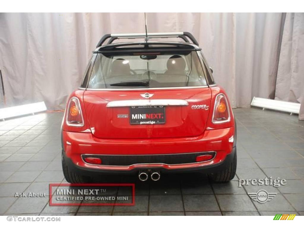 2007 Cooper S Hardtop - Chili Red / Grey/Carbon Black photo #2