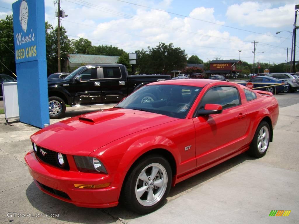 2007 Mustang GT Premium Coupe - Torch Red / Dark Charcoal photo #4