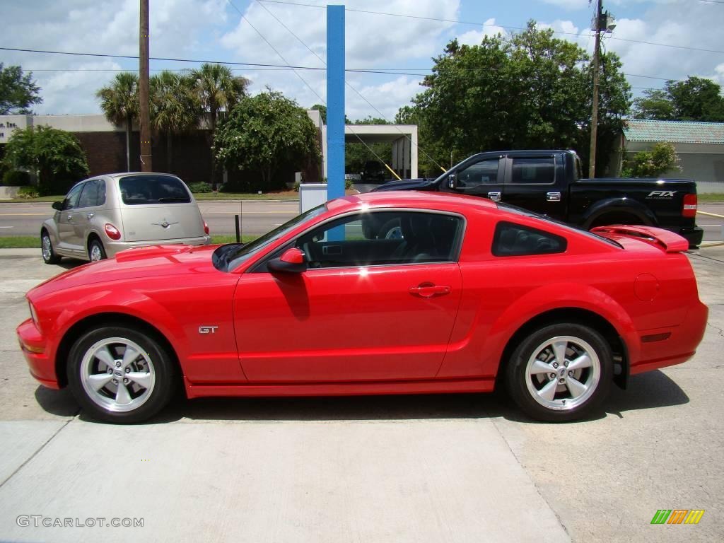 2007 Mustang GT Premium Coupe - Torch Red / Dark Charcoal photo #5