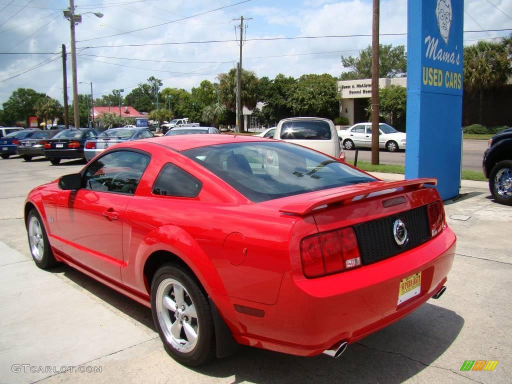 2007 Mustang GT Premium Coupe - Torch Red / Dark Charcoal photo #6