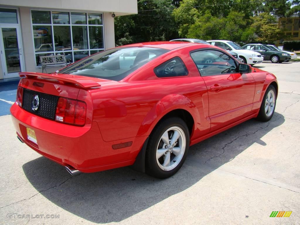 2007 Mustang GT Premium Coupe - Torch Red / Dark Charcoal photo #8