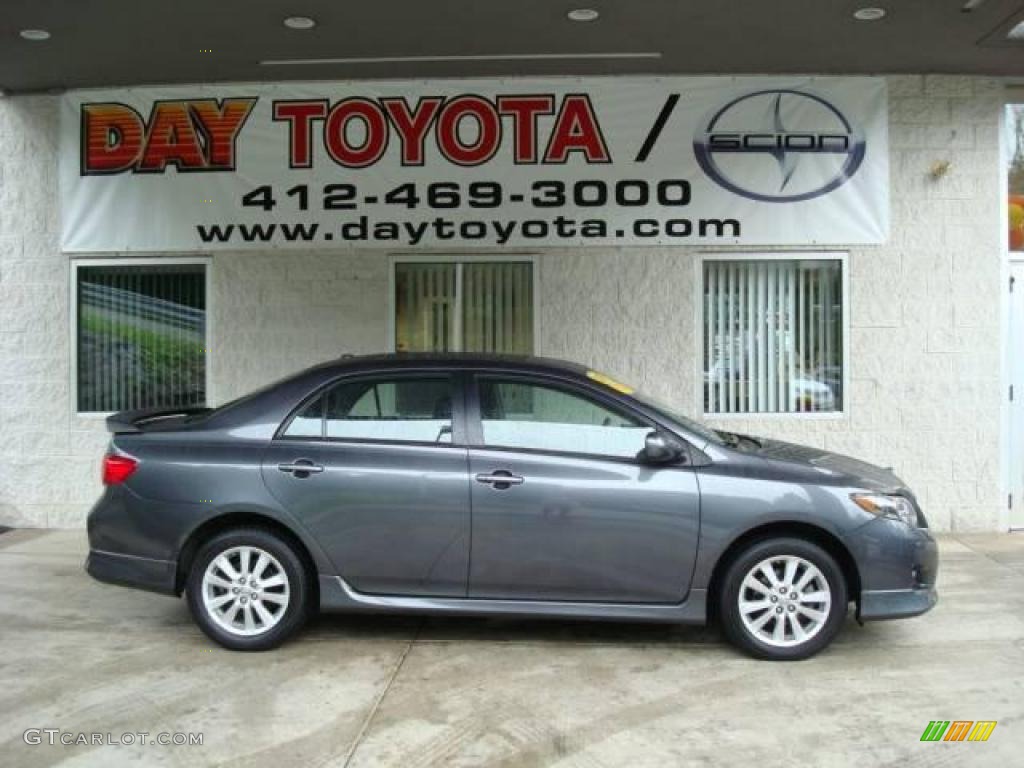 2009 Corolla S - Magnetic Gray Metallic / Dark Charcoal photo #1