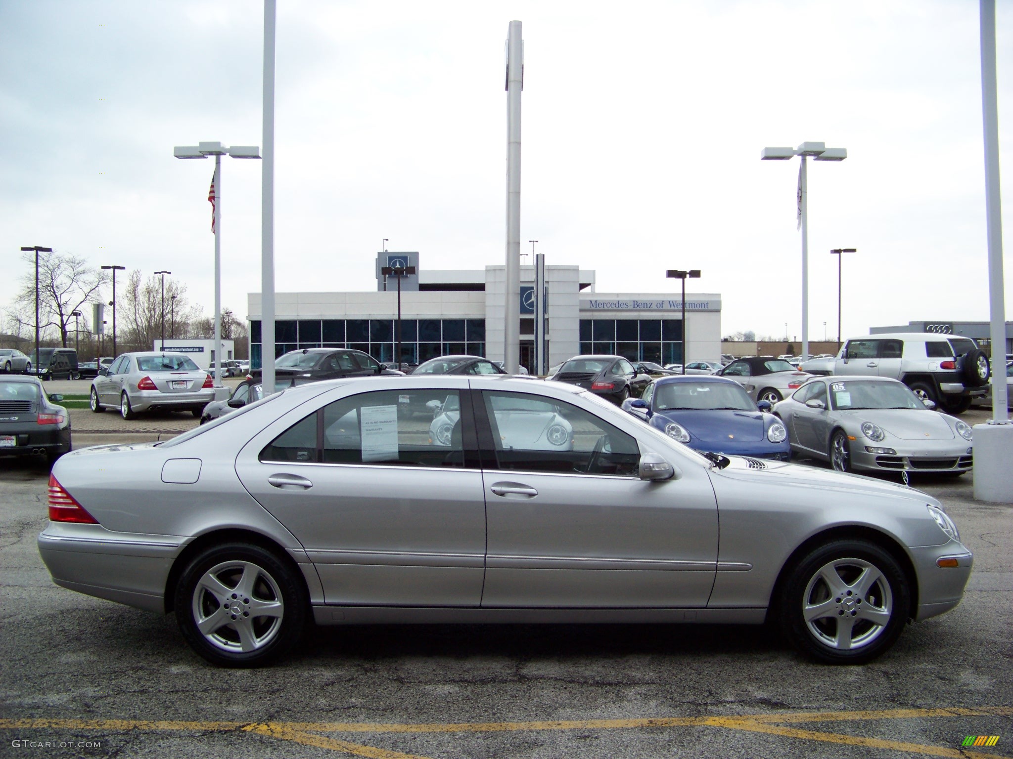 Brilliant Silver Metallic 2004 Mercedes-Benz S 430 Sedan Exterior Photo #155079