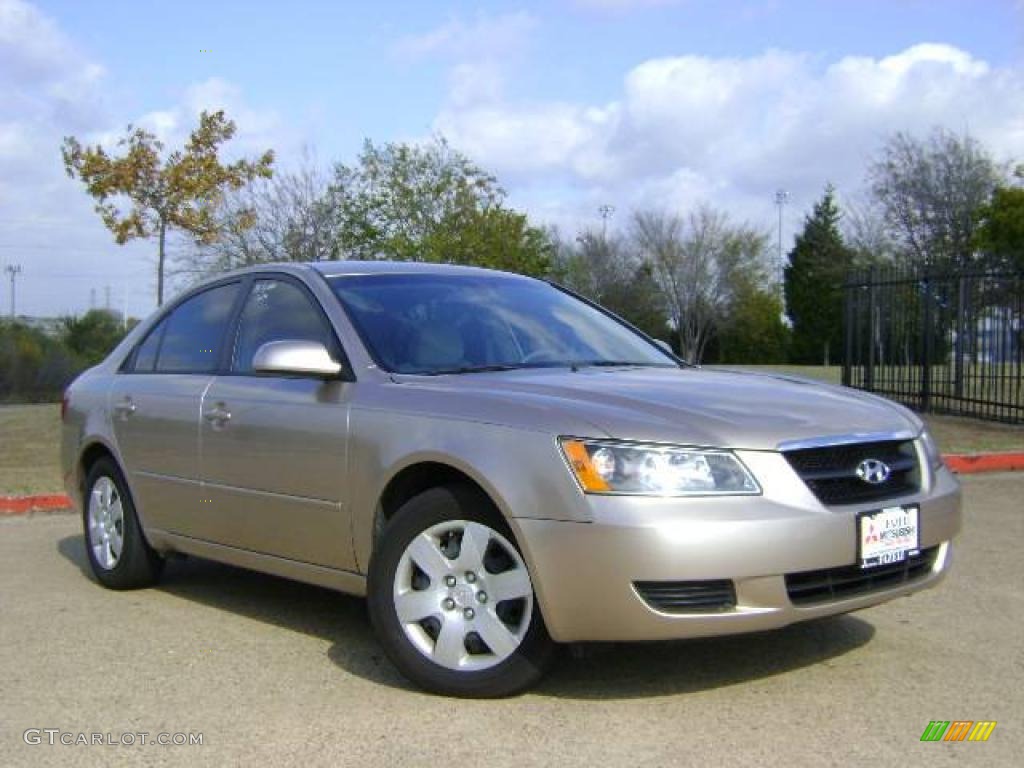 2008 Sonata GLS - Golden Beige / Beige photo #1