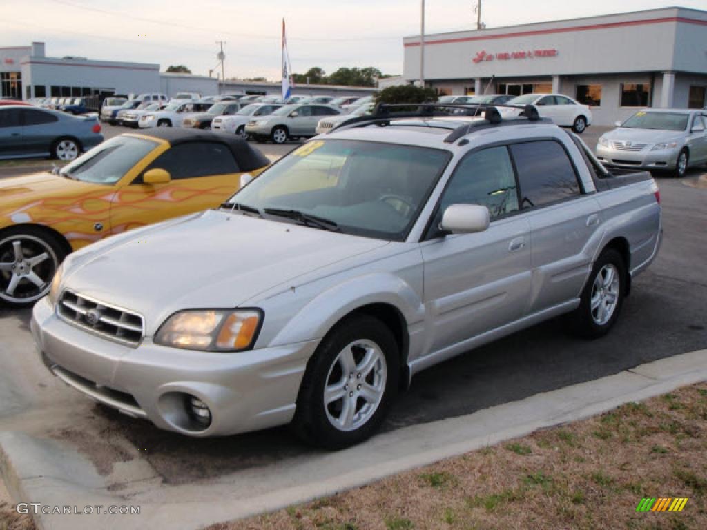 Silver Stone Metallic Subaru Baja