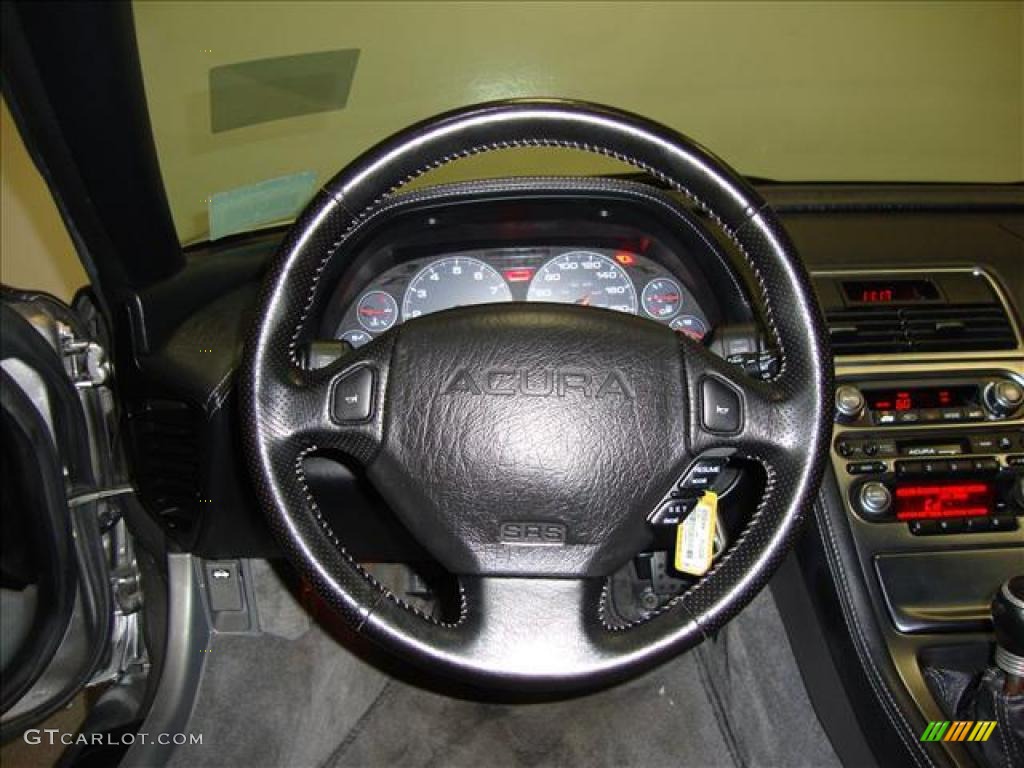 2004 Acura NSX T Targa Silver Steering Wheel Photo #15524631