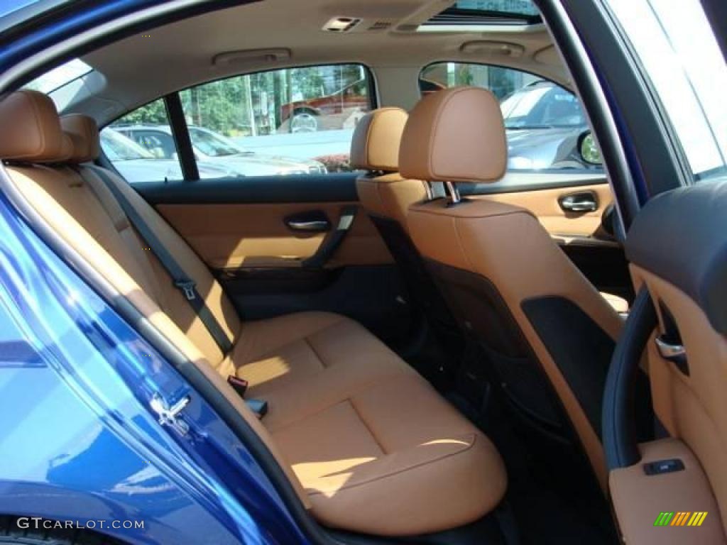 2009 3 Series 328i Sedan - Montego Blue Metallic / Saddle Brown Dakota Leather photo #20