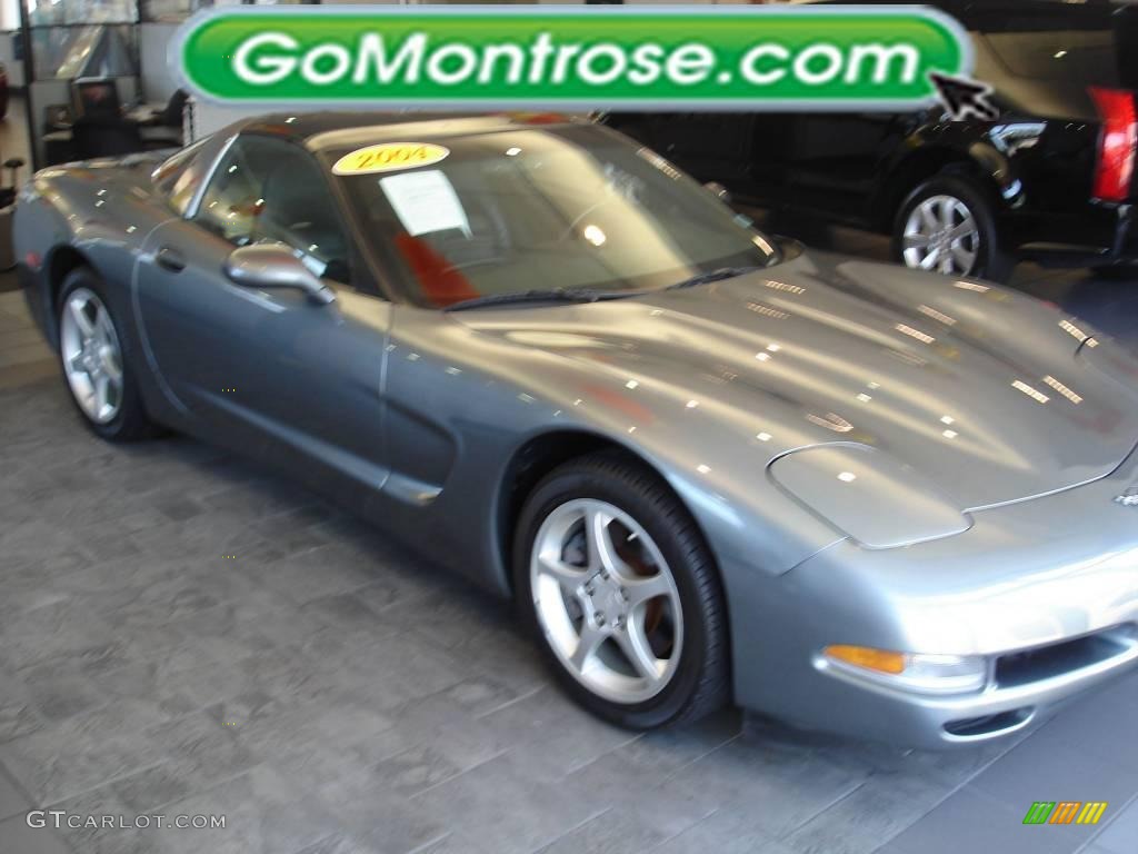 Medium Spiral Gray Metallic Chevrolet Corvette