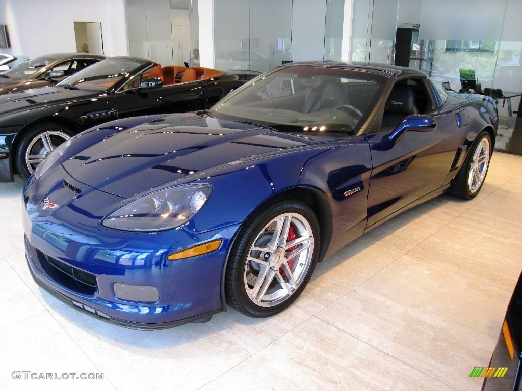 2006 Corvette Z06 - LeMans Blue Metallic / Ebony Black/Titanium Gray photo #3