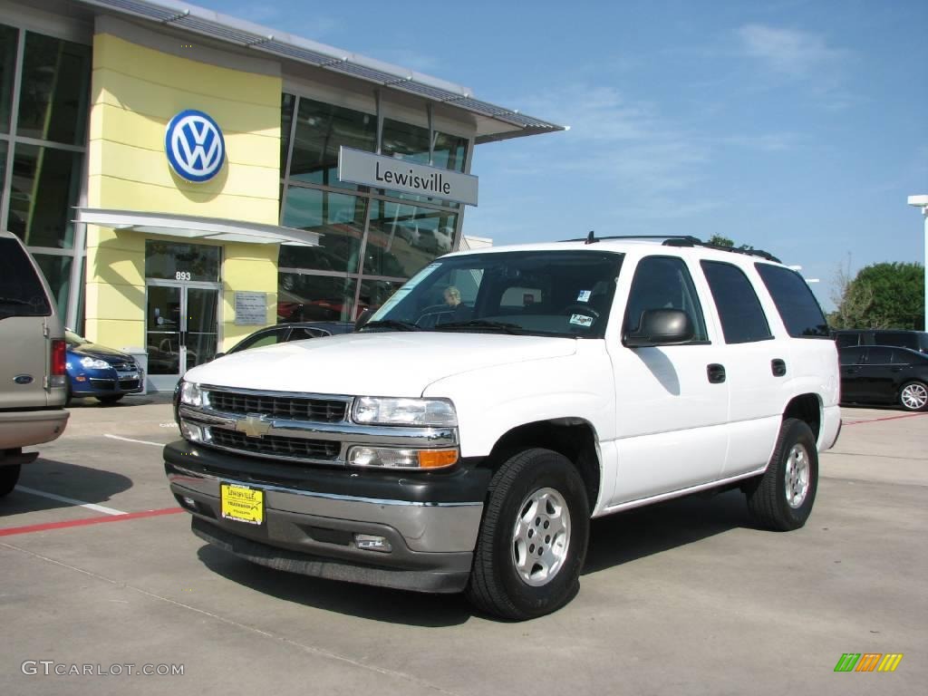 2006 Tahoe LS - Summit White / Gray/Dark Charcoal photo #1