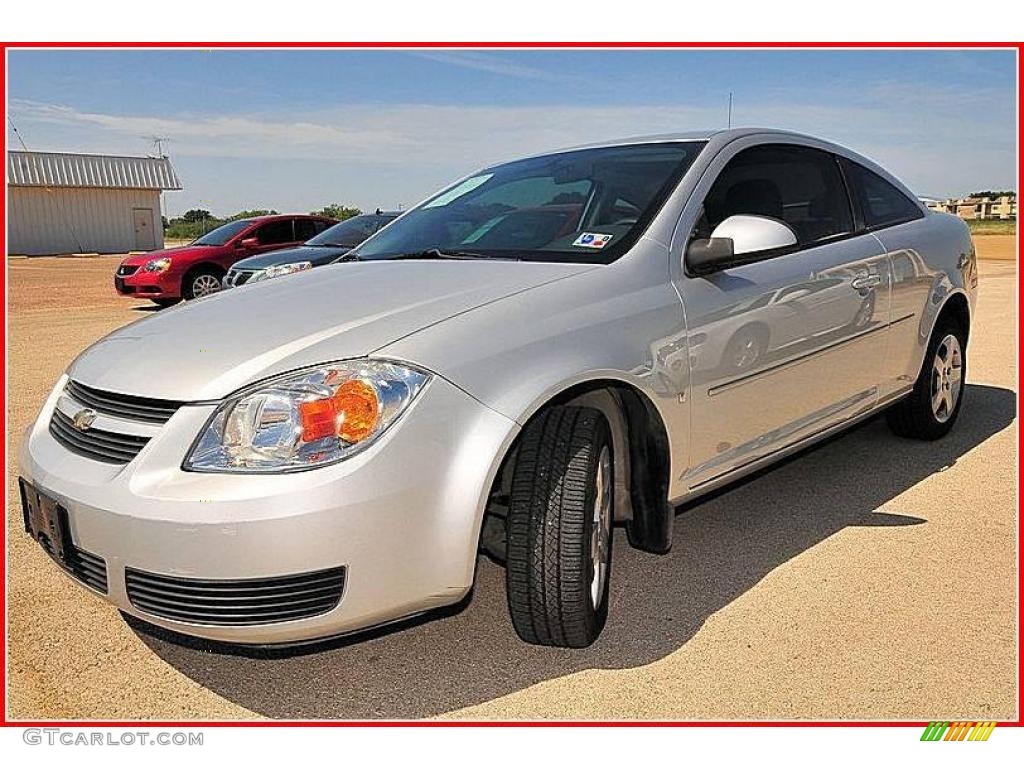2007 Cobalt LT Coupe - Ultra Silver Metallic / Gray photo #1