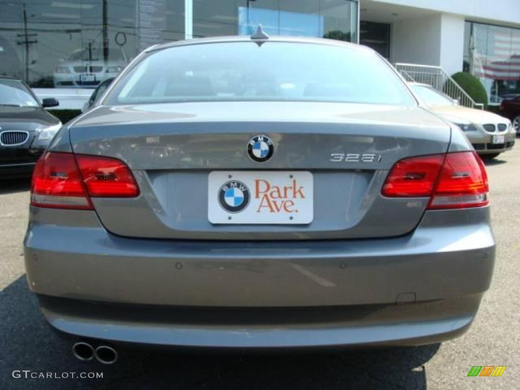 2009 3 Series 328i Coupe - Space Grey Metallic / Black photo #7