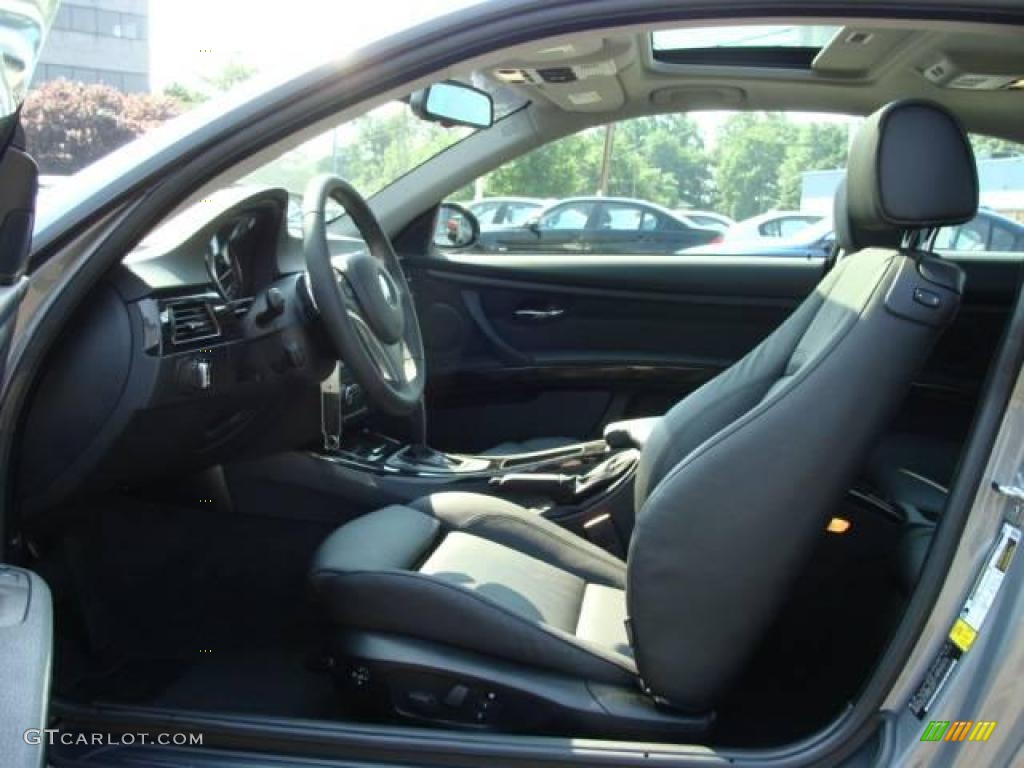 2009 3 Series 328i Coupe - Space Grey Metallic / Black photo #10