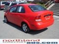 Victory Red - Aveo LS Sedan Photo No. 8