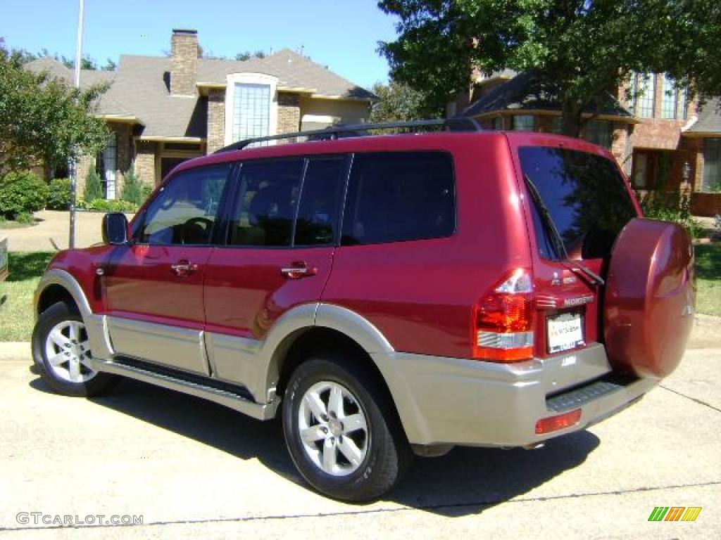 2005 Montero Limited 4x4 - Cambridge Red Pearl / Tan photo #17