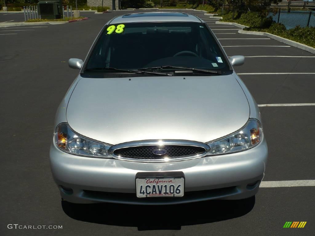 1998 Contour SVT - Silver Frost Metallic / Midnight Blue SVT Leather photo #2