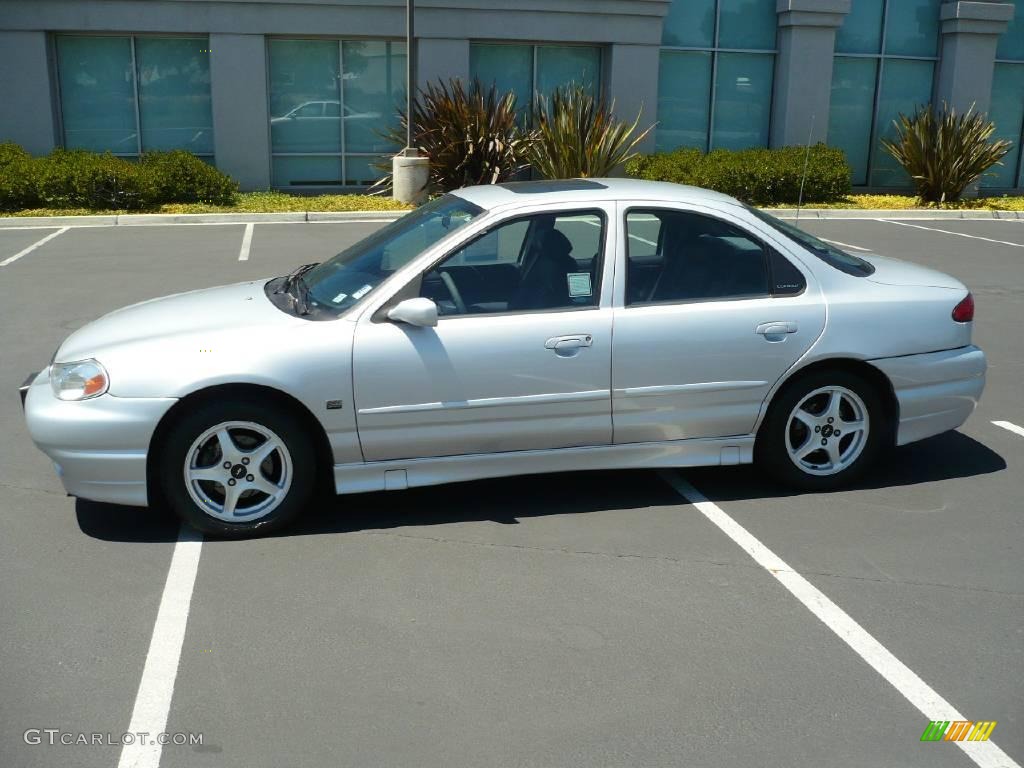 1998 Contour SVT - Silver Frost Metallic / Midnight Blue SVT Leather photo #8