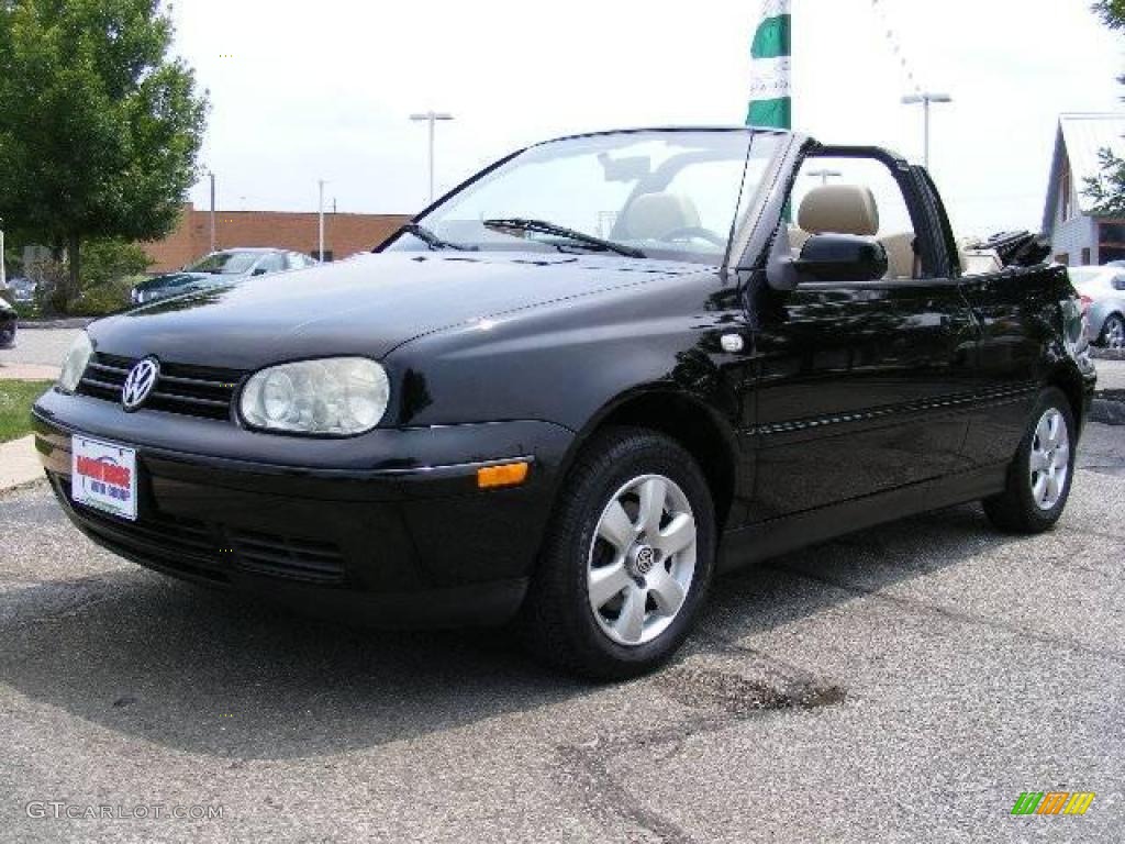 Black Volkswagen Cabrio