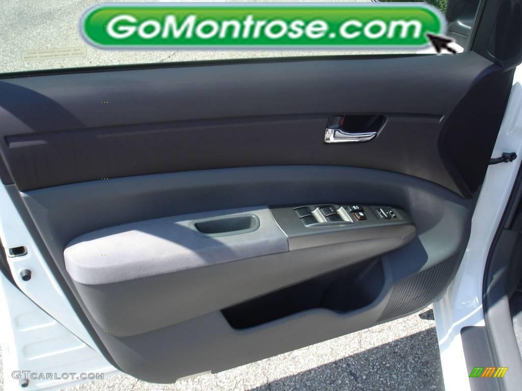 2005 Prius Hybrid - Super White / Gray/Burgundy photo #8