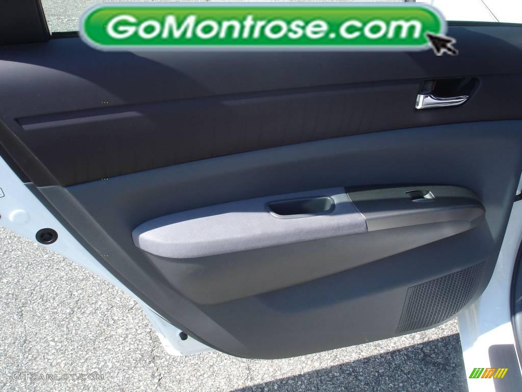 2005 Prius Hybrid - Super White / Gray/Burgundy photo #12