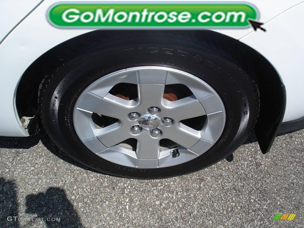 2005 Prius Hybrid - Super White / Gray/Burgundy photo #15