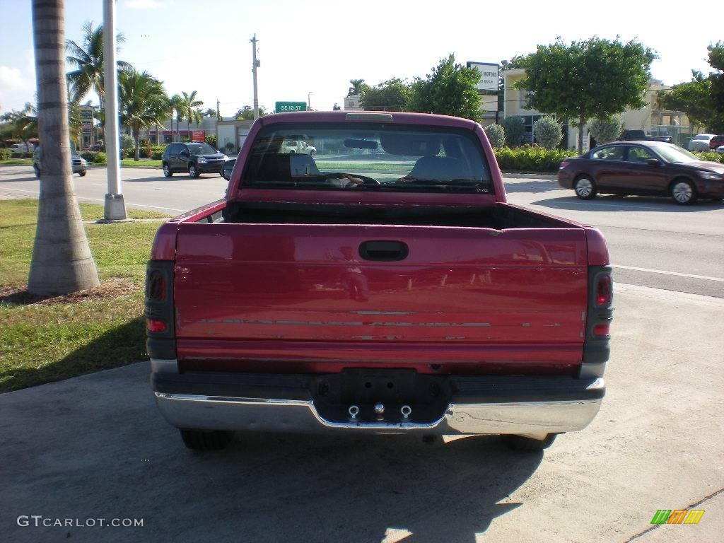 1999 Ram 1500 SLT Extended Cab - Metallic Red / Mist Gray photo #5