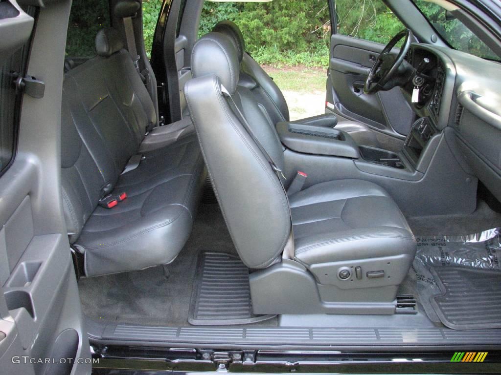 2005 Silverado 1500 Z71 Extended Cab 4x4 - Black / Dark Charcoal photo #12