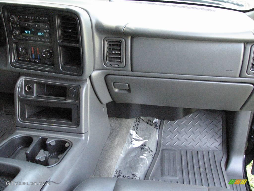 2005 Silverado 1500 Z71 Extended Cab 4x4 - Black / Dark Charcoal photo #14