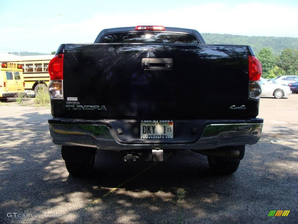 2007 Tundra Limited CrewMax 4x4 - Black / Beige photo #6