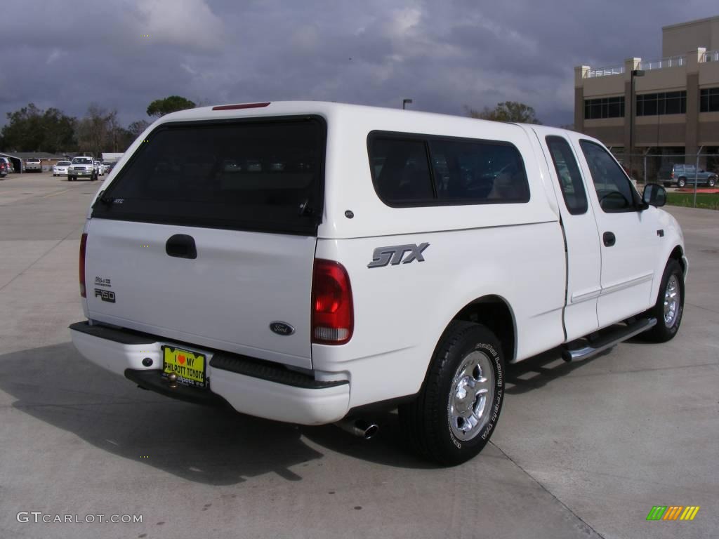 2004 F150 STX Heritage SuperCab - Oxford White / Heritage Graphite Grey photo #6