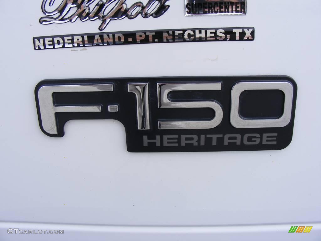 2004 F150 STX Heritage SuperCab - Oxford White / Heritage Graphite Grey photo #11