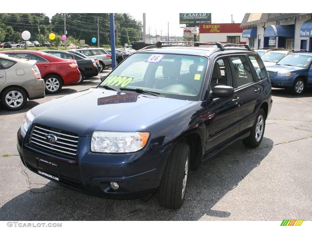 2006 Forester 2.5 X - Regal Blue Pearl / Graphite Gray photo #1