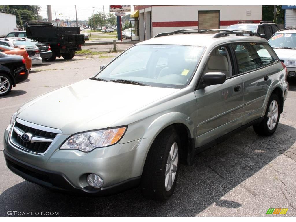 2009 Outback 2.5i Special Edition Wagon - Seacrest Green Metallic / Warm Ivory photo #1