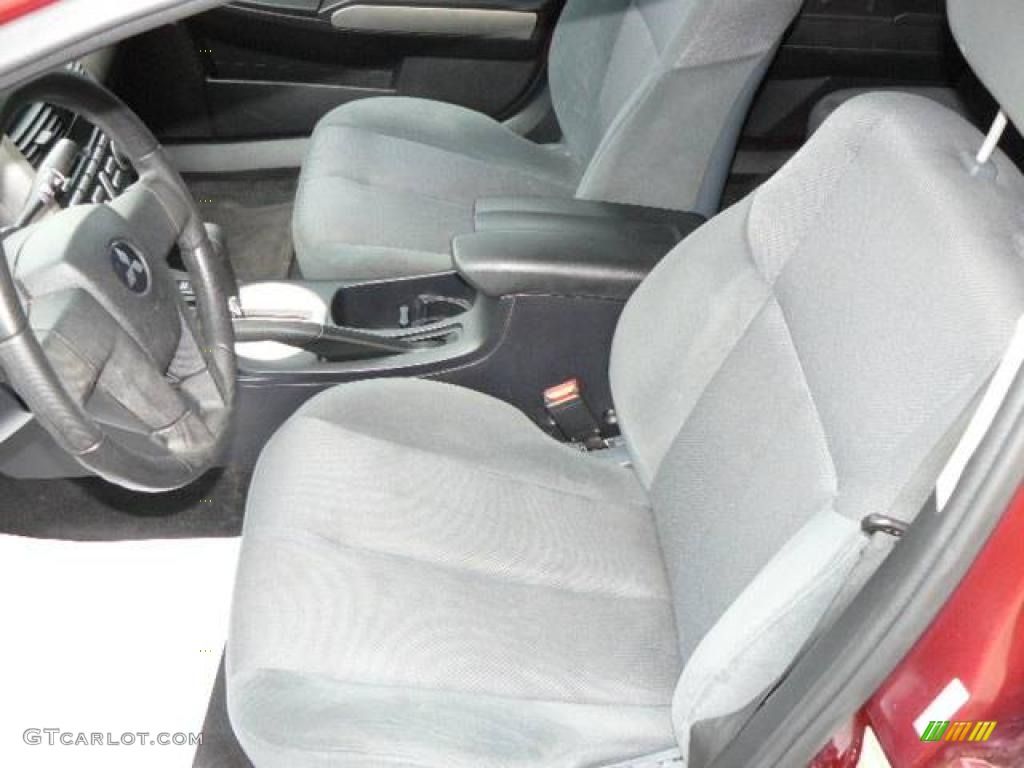 2006 Galant ES - Ultra Red Pearl / Gray photo #8