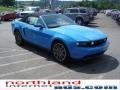 2010 Grabber Blue Ford Mustang GT Premium Convertible  photo #4