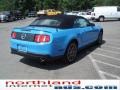 2010 Grabber Blue Ford Mustang GT Premium Convertible  photo #6