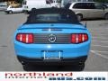 2010 Grabber Blue Ford Mustang GT Premium Convertible  photo #7