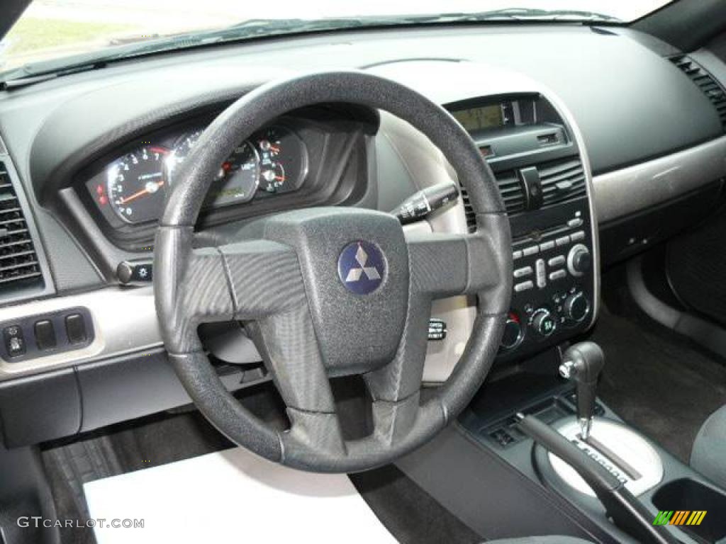 2006 Galant ES - Ultra Red Pearl / Gray photo #14