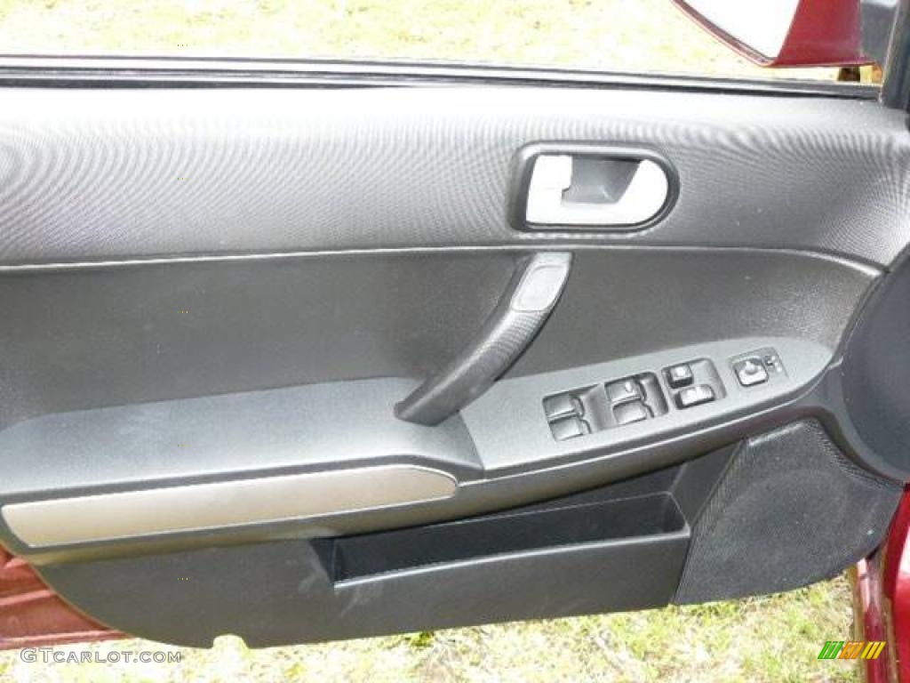 2006 Galant ES - Ultra Red Pearl / Gray photo #15