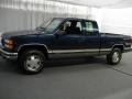 1998 Indigo Blue Metallic GMC Sierra 1500 SLE Extended Cab 4x4  photo #6