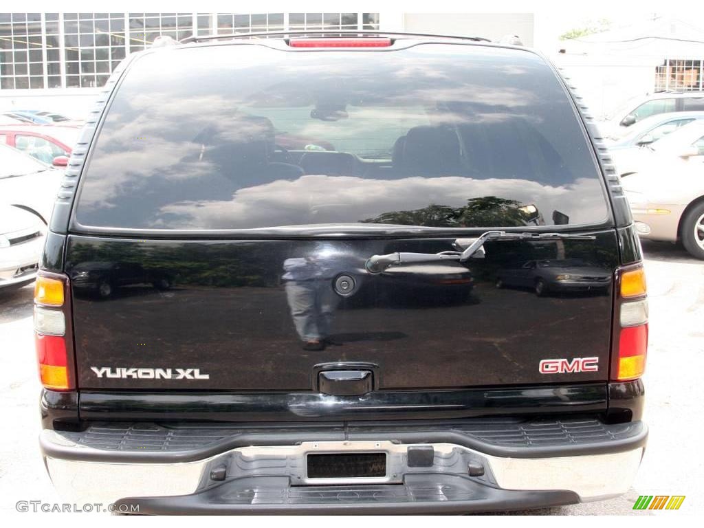 2004 Yukon XL 1500 SLT 4x4 - Onyx Black / Neutral/Shale photo #7