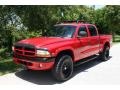 2000 Flame Red Dodge Dakota Sport Crew Cab 4x4  photo #35